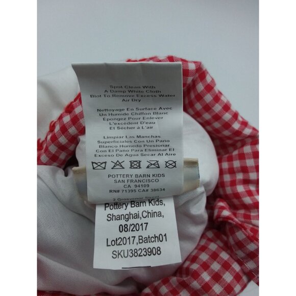 Pottery Barn Lennox Stocking Santa Reindeer Sleigh Holiday Christmas Quilted - Picture 8 of 11